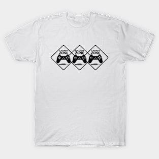 Gamer Black Minimalist Aesthetic Design T-Shirt